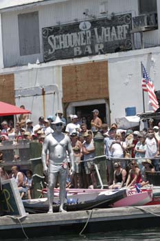 Schooner Wharf Minimal Regatta 2008 photo - Duval Street, Key West